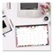 Blue Sky 17 in. x 11 in. 12-Month (Jan to Dec): 2026 Kelly Ventura Magenta Bloom Desk Pad Calendar - Floral Artwork, White/Multicolor Sheets